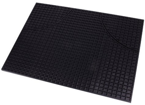 Bottari 14115 Tappetino Proteggi-Moquette Rettangolare New Gommax in Gomma Inodore, 47 x 35 cm