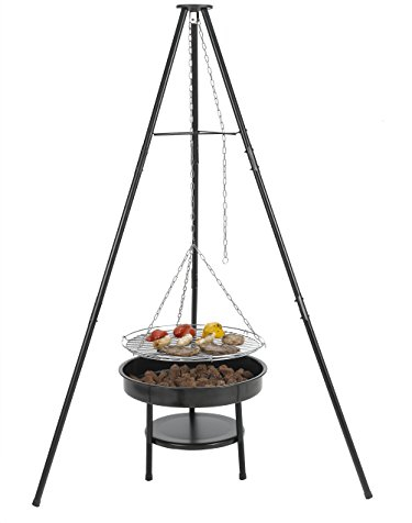 tepro Holzkohlegrill Schwenkgrill Cary, Grillfläche: ca. 46,5 cm Ø