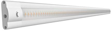 ledscom.de LED Unterbauleuchte SIRIS weiß matt, weiß, 4100 K, flach, 90 cm, 1044 lm, 10,2 W, 24V DC, Schalter, Stecksystem ATOM, IP20, Netzteil erforderlich (nicht enthalten)