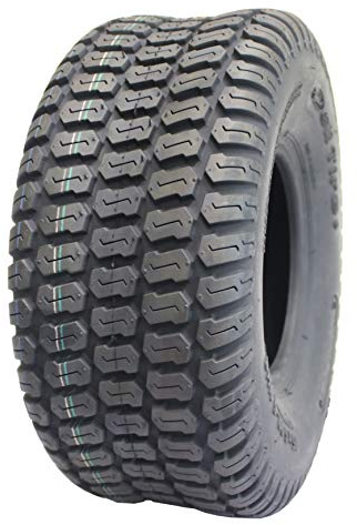 Deli Tire S-374, Pneu de Tracteur de Gazon, 4 Plis, sans Chambre à air, Pneu de pelouse et de Jardin 16x6.50-8