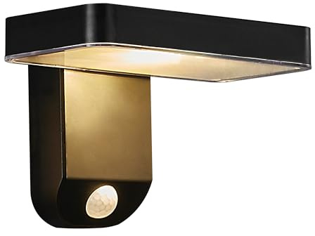 LED Outdoor Wandleuchte RICA SQUARE, 5W, 3000K, IP44, schwarz