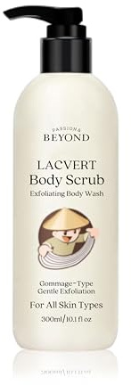 BEYOND Lacvert Body Scrub Peeling Gel (Original, 10.1fl oz) - Body Wash & Shower Gel for Gentle Exfoliation & Home Spa. Korean Daily Skin Care. Gommage-Type for Smooth,