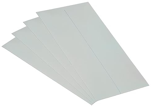 PATIKIL 4 Paquet 6,8 Polarisé Film Feuilles 8,4x15,8cm 90 Degré | Adhésif Polariseur Linéaire Polarisant Filtre, pour Écran Photographie Éclairage