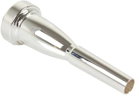 3C Trompetenmundstück Kupferlegierung Mundstück Musikinstrumente Zubehör (Color : Silver, Size : A)