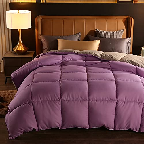 Bettdecke 155x220,Winter Duvet,WeißE GäNse-/Entendaunen-Baumwolldecke, Hochwertige 5-Sterne-Hoteldecke, Bequem Und Superwarm Ohne Daunen