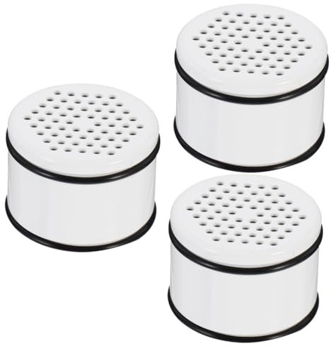 OSALADI 3piezas Filtro De Ducha Reemplazo De De Filtración De Agua Para Ducha Elimina Impurezas y Mejora La Calidad Del Agua Fácil Instalación Compatible Varios Modelos