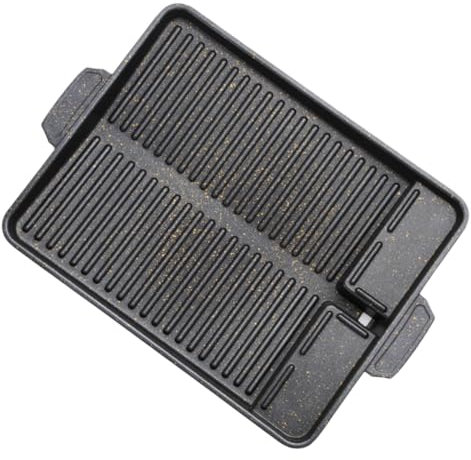 TINEASUR Pfanne Aus Aluminiumlegierung Antihaftbeschichtet Für Gegrillten Fisch Grillschale Bräter Antihaftbeschichtung