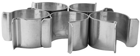 Clips bâche Serre diamètre 25mm- Lot de 25 : Fixations Solides et Rapides pour bâche