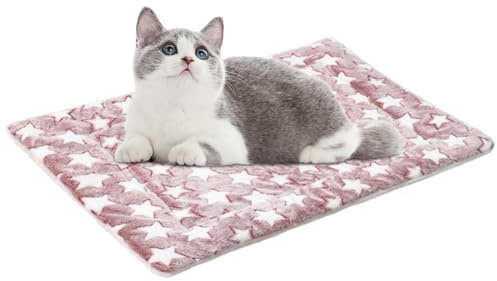 Heizbett für Katzen im Innenbereich, warmes Schlafbett für Katzen – selbstwärmendes Hundekissen, selbstwärmende Matte für Hunde und Katzen, Thermokissen für Haustiere
