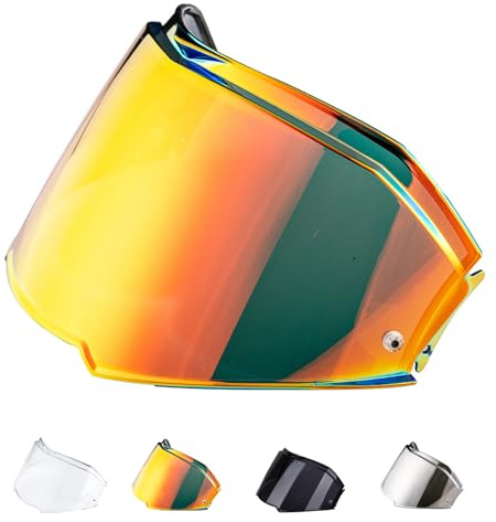 JQF Gear Visiere Casque Moto pour FF900 Valiant 2 Visière de Casque | Visière de Casque de Moto,Accessoires pour Le Casque intégral