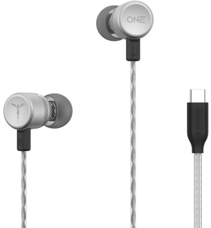 TANCHJIM One In-Ear-Motinors - Auriculares con cable HiFi intercambiables para juegos de música (DSP tipo C con micrófono)