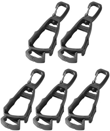 DOUDINGMAO 5 Pcs Gloves Belt Clips Work Clip Gloves Keeper Gloves Grabbers Clip Holder Work Tools Grabbers Clip