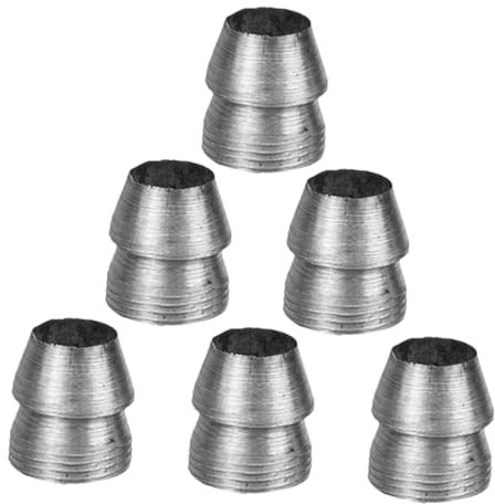 Mipcase 6piezas Cuñas Metálicas para Martillo y Cuñas De División Mango De Hierro Herramientas De Jardinería
