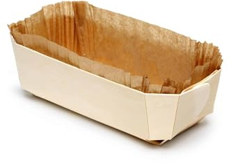 FaisTonGateau - 10 Stück Backform Paniwood Archiduc aus Holz – Backform aus Holz mit gefalteter Papierkassette