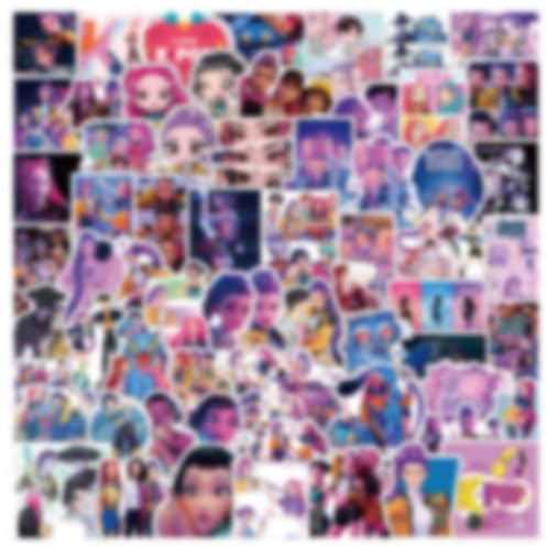 114 PCS K-pop adesivi impermeabili per laptop, adesivi impermeabili in vinile per computer portatile, per adolescenti Regalo di compleanno