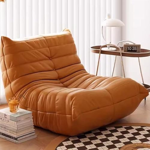 Sitzsack-Stuhl, ergonomischer Lounge-Sofa, Couch, bequemer Bodenakzent-Stuhl für Wohnzimmer, Schlafzimmer, Büro, Wohnheim, Salon