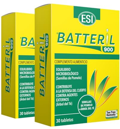 ESI Batteril 900 - Semilla de pomelo y árbol de té | Fortalece el sistema inmunitario y favorece el equilibrio microbiano (60)