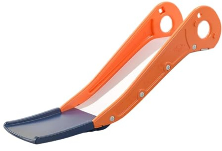 predolo Toboggan pour Canapé, Utilisable comme Jouet D'intérieur, sur Les Lits, Les Escaliers et Les Tables de Chevet ; Toboggan Large et Allongé pour Enf, Orange