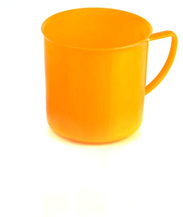 Kimmel Tasse en plastique incassable pour enfant 330 ml Orange