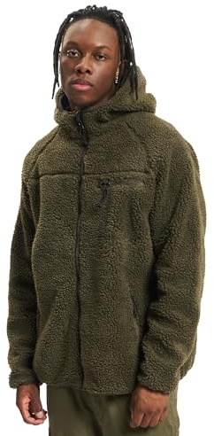 Brandit Teddyfleece Worker Jacket, Color: olive, Size: XXL
