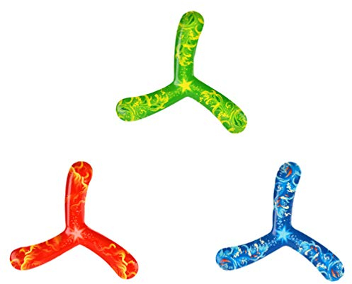 3pcs Bumerang Kinder Zurückkehrende Kids Sports Neue Flying Toy Spiele im Freien Outdoor Spiele Kinder für Anfänger Junge Werfer
