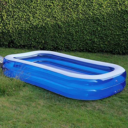 Albert Austin Rectangular Inflatable Pool Swimming Summer Item for Toddlers (262x175x50cm)