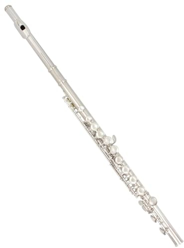 C-Flöte Mit 16 Geschlossenen Und Offenen Löchern, Kupfernickel-versilberte Konzert-Querflöte Mit E-Klappe Und Box Querflöte für Anfänger
