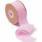 Ligtmor Nastro in Chiffon 3,8 cm x 23 m Regalo Largo Nastro Seta per Matrimonio Decorativo Nastri rifiniture cucito Feste di Compleanno Inviti di Nozze Tessuto Artigianato - rosa chiaro