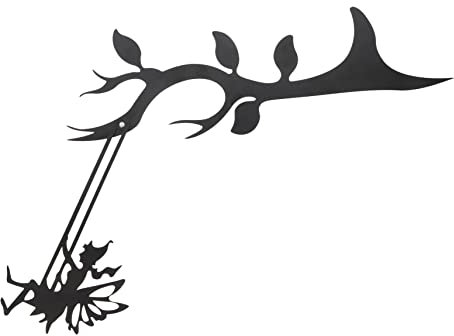 BESPORTBLE Metall Eisen Baum Pfahl Metall Fee für Outdoor