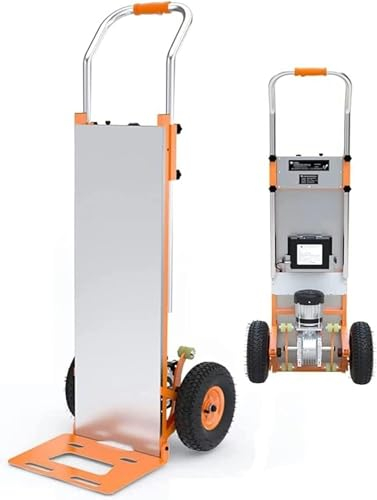 BTURYT Treppensteiger sackkarre elektrisch Arbeitssparender Trolley, 200 kg Kapazität-Treppen Auf Und Ab Sackrodel, S-förmiger Stützarm, Arbeitssparender und praktischer~/