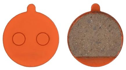 HLAQHL Bremsbeläge, 140 mm Edelstahl-Bremsscheibe, kompatibel mit Ninebot F20 F30 F40 Elektroroller, Scheibenbremsblock, Kickscooter-Teile(Brake pad orange)