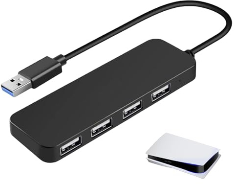 USB-Splitter – Laptop-USB-Port-Erweiterer, mehrere USB-Anschlüsse, Plug | and-Play, 4-Port-USB-Splitter, USB-Expander für PC, -Laufwerk und mehr Handy- und Automobilzubehör