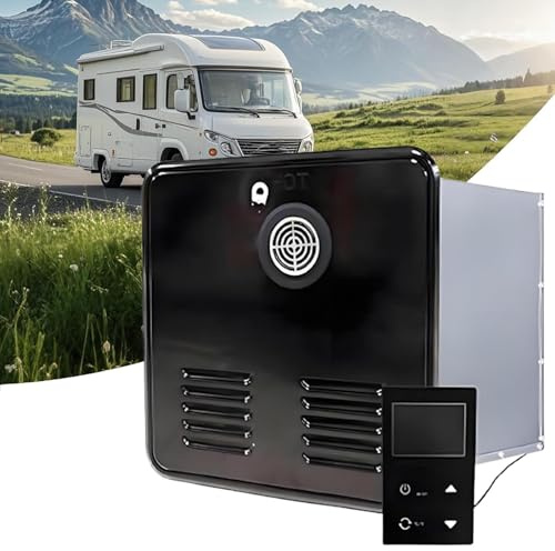 lealovengzh Chauffe-Eau Instantané 12 V pour Camping-Car, Douche InstantanéE (Nouveauté 2026), 8L,55 000 Btu,3,9Gpm, pour Le Camping, Voyages, VéHicules Loisirs Et Lavage des Animaux Black