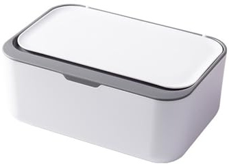 Torkdispenser, hållare, bärbar påfyllningsbar behållare, för servetter, näsdukslåda, förvaringslåda för hem och hotell (grå)