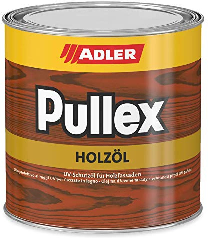 ADLER Pullex Holzöl Außen - Universell einsetzbar für senkrechte Holzflächen im Außenbereich - Holzpflege & Holzschutz auf Basis natürlicher, veredelter Öle - Farbe Natur 750 ml