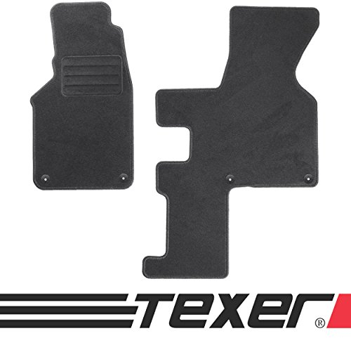 TEXER Dicke Fußmatten Autoteppiche | Farbe: anthrazit/Graphit/dunkelgrau VVV/T4Y90/B/C5255A