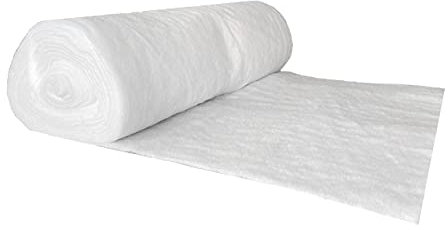 pemmiproducts Patchworkvlies aus Baumwolle 100 g/m², 1,00 m x 5,00m, ca. 1 cm dick, Volumenvlies, Polstervlies, Vliesstoff, Polsterwatte, Watte