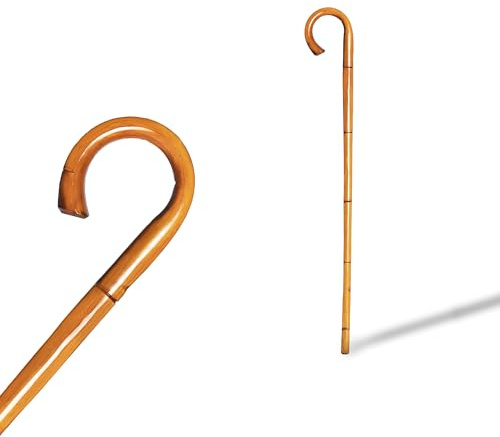 Bastón para Caminar Madera castaño 1 Pieza (506) para Hombre y Mujer. Baile Flamenco