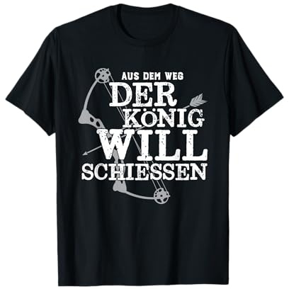 Bogenschützen Langbogen Zielscheibe Bogensport Geschenkidee T-Shirt
