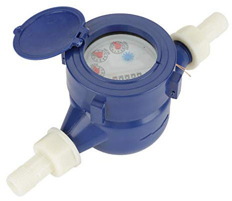 Wasserzähler DN15 Garten Haus Kunststoff Kaltwasserzähler Einzelwasserdurchfluss Nasstisch Messwerkzeug