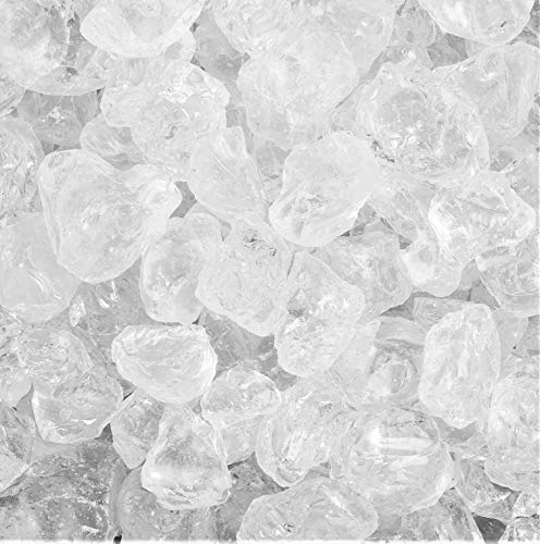 Eurosand GLASSTEINE, Glasbrocken 30-70mm. 5kg. Natur, Glas, Dekosteine, Crushed Ice, dekoeis, Eiswürfel aus Glas