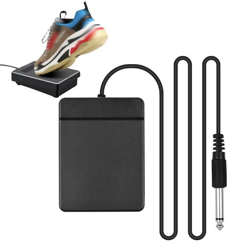 Sustain Pedal,Piano-Fußpedal,Sustain-Pedal für Keyboard,Universal Sustain Keyboard Pedal,Digitalpiano Zubehör,Geeignet für elektronische Klaviere,Klaviere und Digitalpianos