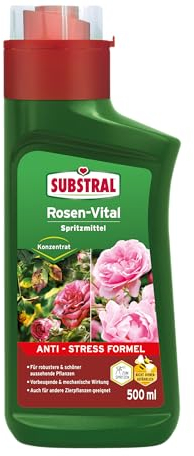 Substral Rosen-Vital mit Anti-Stress-Formel, 500ml - zur Stabilisierung gestresster Pflanzen - für schönere Rosen