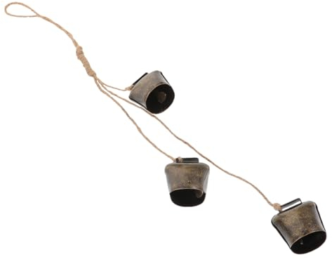 AOKWAWALIY Kreative Glocke aus Zinn und Weihnachtsbaum, hängende Glocke mit Seil, Weihnachtsglöckchen, Weihnachtsglocke, Ornamente, Weihnachten, Türhänger, Glocke, Eisen, Dekoration, altmodisch