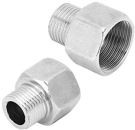 Stainless Steel Reducer, Threaded Pipe Adapter, External Thread G1/2, Internal Thread G3/4