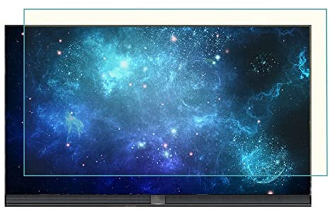 Protection d'écran de télévision， Protecteur d'écran anti-lumière bleue for téléviseur, film anti-éblouissement/anti-rayures/rayonnement/anti-empreintes digitales, for LCD, LED, OLED et QLED 4K HDTV(5