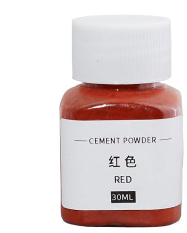 Polvo de pigmento de óxido de hierro, polvo de pigmento de hormigón, polvo de óxido de hierro, pigmento de tinte de concreto, pigmento de tinte de tinte de concreto, 30 ml, colorante para pintura