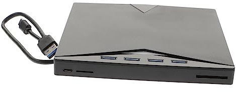 OSALADI Usb 3.0 Type-c External Dvd Burner and Cd Drive Portable Dvd Rom Rewriter for Laptop Desktop Compatible and