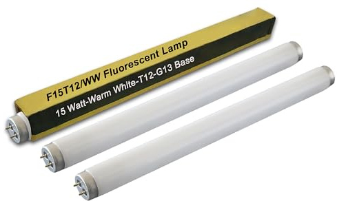 F15T12/K&B Soft White 15W T12 18'' Linear Fluorescent Bulb, F15T12/WW