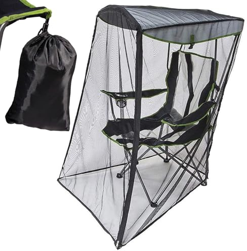 Iouyjiu Mückenschutznetz | Robustes Netz für Campingstuhl im Freien | kompakter wasserdichter Sonnenschutz für Terrasse, Reisen, Wandern, Garten, Hinterhof, Außenbereich